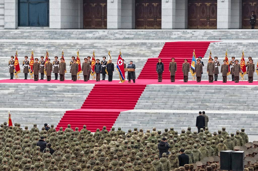 Ceremony of Welcoming Return of KPA Unit of Engineers Held with Splendor - Image 13