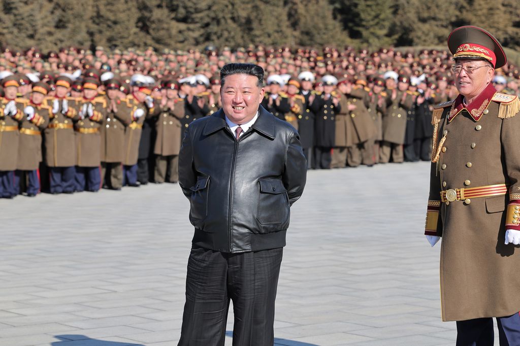 Respected Comrade Kim Jong Un Pays Congratulatory Visit to Ministry of National Defence on Day of KPA Founding - Image 11