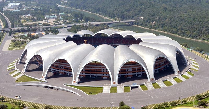 May Day Stadium monumental structure in Pyongyang - Image 6