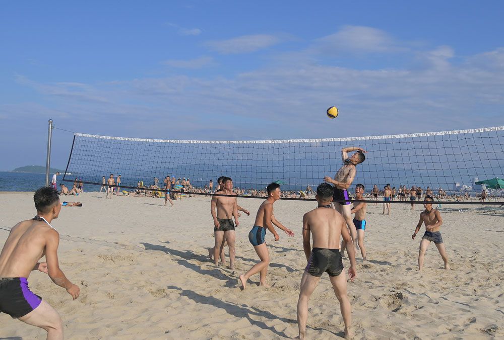 Students of Revolutionary Schools Spend Enjoyable Days in Wonsan Kalma Coastal Tourist Area - Image 12