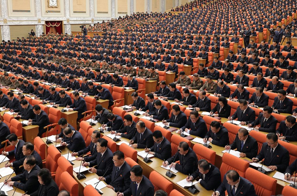 Second-day Sitting of 13th Plenary Meeting of Eighth Central Committee of WPK Held - Image 4