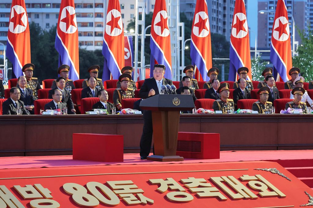 Respected Comrade Kim Jong Un Makes Speech at Celebration of 80th Anniversary of Korea’s Liberation - Image 5