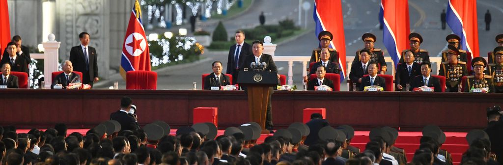 Respected Comrade Kim Jong Un Makes Speech at Celebration of 80th Anniversary of Korea’s Liberation
