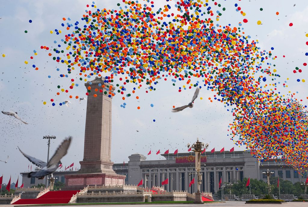 Respected Comrade Kim Jong Un Participates in Commemorations Marking 80th Anniversary of Victory in Chinese People’s War of Resistance against Japanese Aggression and World Anti-Fascist War - Image 30