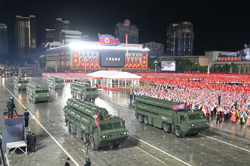 Miltary Parade Marks 80th Founding Anniversary of WPK - Image 56