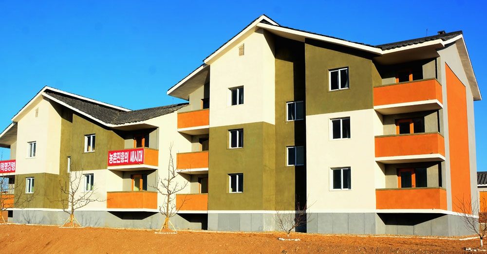 New Houses Built in Rural Areas of DPRK