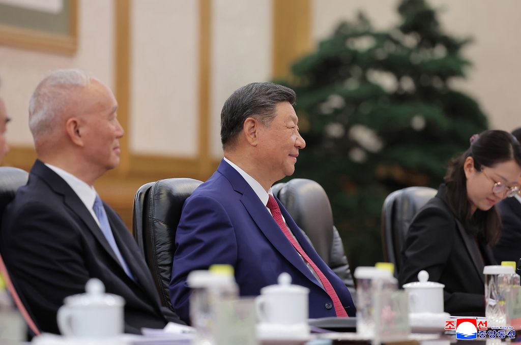 RespectedComrade Kim Jong Un has talks withComradeXi Jinping - Image 3