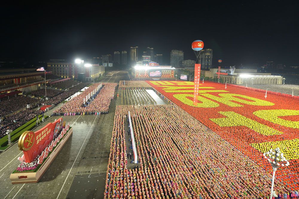 Public Procession and Torchlight Gala Take Place in DPRK - Image 28