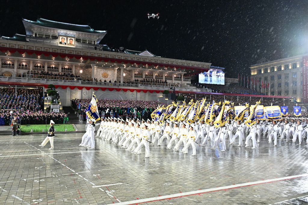 Miltary Parade Marks 80th Founding Anniversary of WPK - Image 32