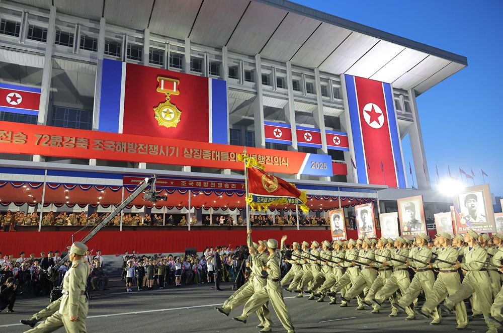 Ceremony of Commemorative March of Columns Symbolic of Units in Fatherland Liberation War Held - Image 14