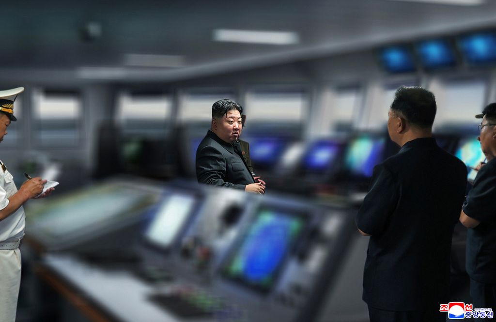 RespectedComrade Kim Jong Un visits destroyer Choe Hyon and learns about training and life of sailors - Image 7