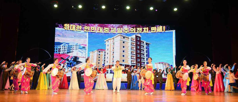 Music and Dance True Story-Telling Performance Held in North Phyongan Province - Image 4