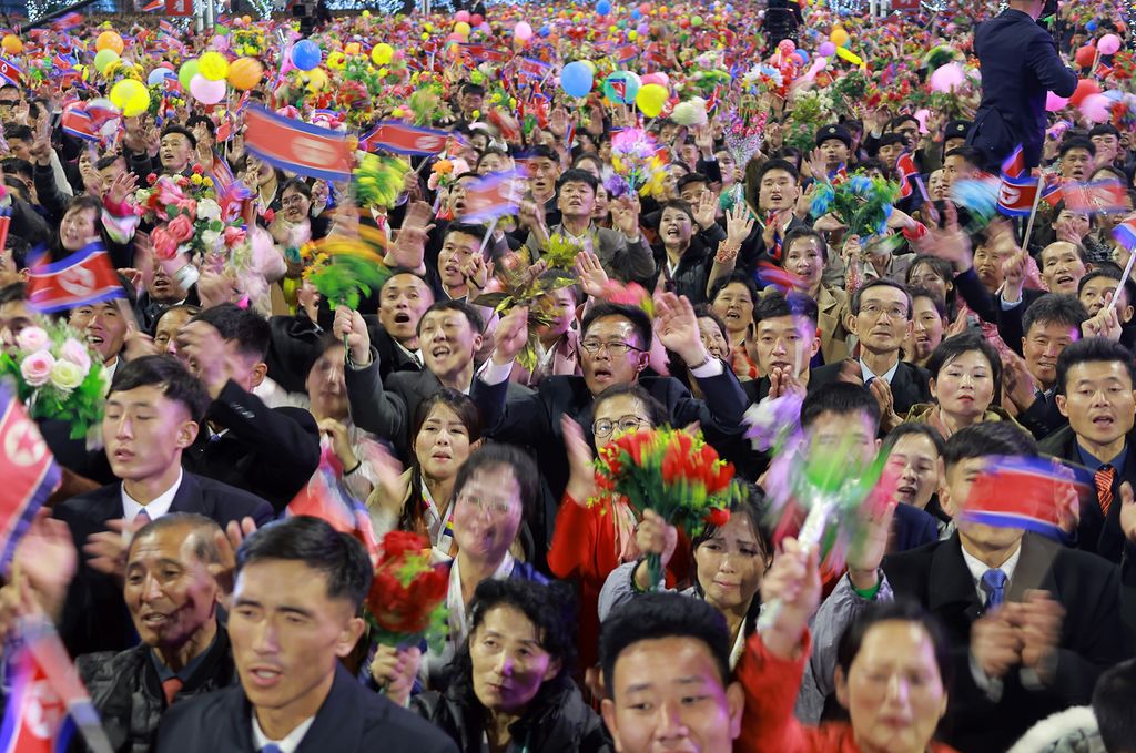 Another Spectacular Appearance Symbolic of New Heyday of Pyongyang Construction and Efflorescence of Pyongyang CultureInauguration Ceremony of 10 000 Flats at Third Stage in Hwasong Area Takes Place with Splendour - Image 31