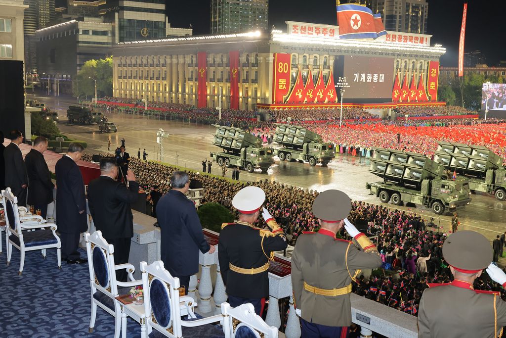 Miltary Parade Marks 80th Founding Anniversary of WPK - Image 53