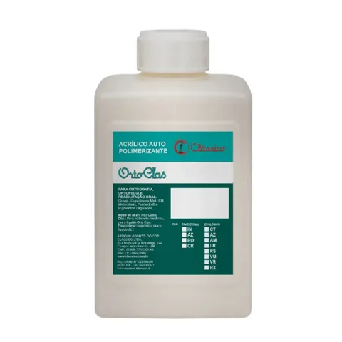 Resina Acrílica Orto-Clas 1kg - Clássico