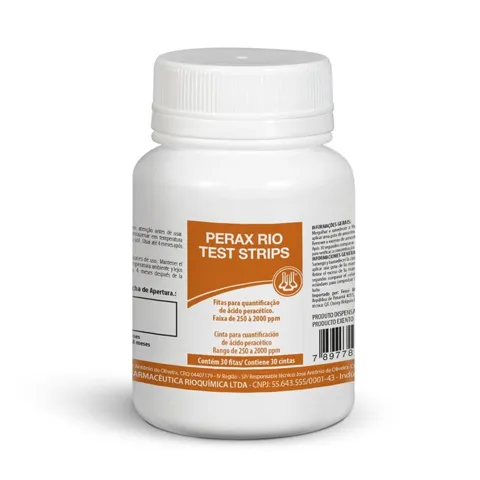 Fita Teste Perax Rio Test Strips - Rioquímica