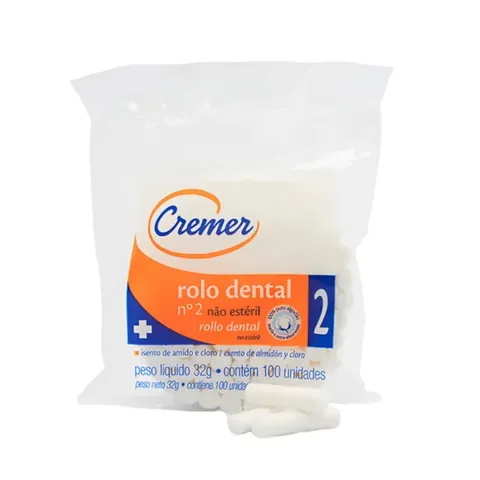 Rolo Dental de Algodão - N° 2