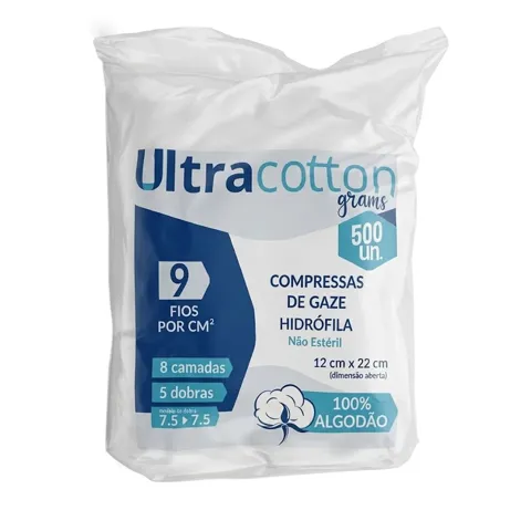 Compressa de Gaze GRAMS - Ultracotton