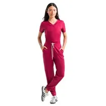 Scrub Feminino Active Bordô - Dra. Cherie