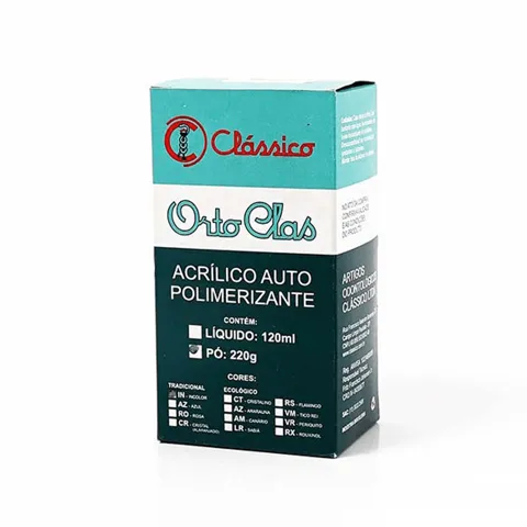 Resina Acrílica Orto-Clas 220g - Clássico