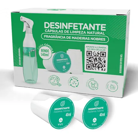 Refil Cápsulas Desinfetante Madeiras Nobres - YVY
