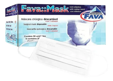 Máscara com Elástico - Fava