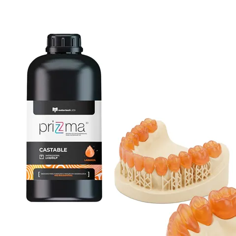 Resina Impressão 3D Prizma Castable 250g Cor Laranja LCD/DLP
