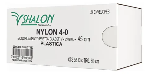 Fio de Sutura Nylon - Shalon