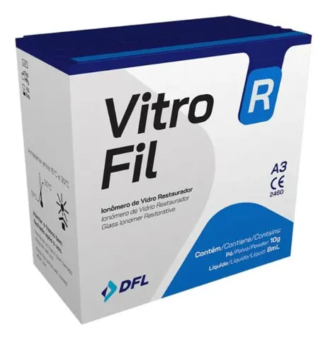 Ionômero de Vidro Restaurador Vitro Fil LC A3 Kit - DFL