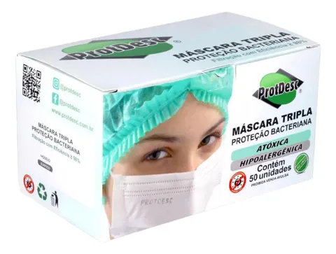 Máscara Cirúrgica Descartável - Protdesc