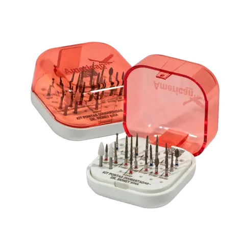 Kit Pontas Diamantadas Dr. Sidney Kina - American Burrs