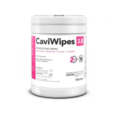 Lenço Desinfetante CaviWipes 2.0 - Metrex