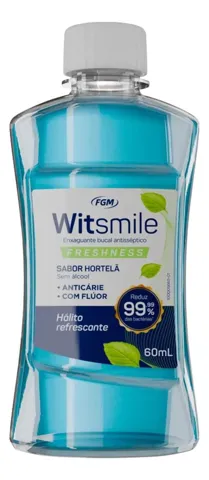 Enxaguante Bucal Witsmile Freshness - FGM