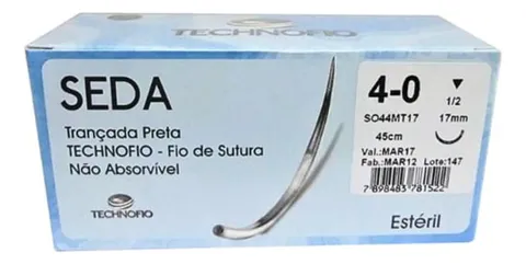 Fio de Sutura de Seda - Technofio