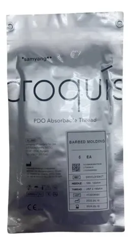 Fio de PDO Croquís Barbed Molding 18G- Rennova