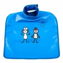 Avental RX Plumbífero Infantil com Protetor de Tireóide 600x500x0,25mm Paciente Periapical Azul - N Martins