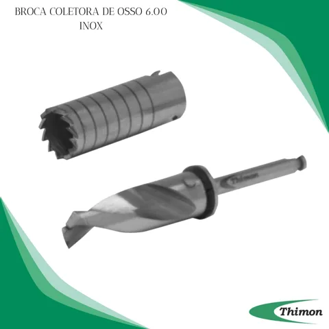 BROCA COLETORA DE OSSO 6.00 INOX
