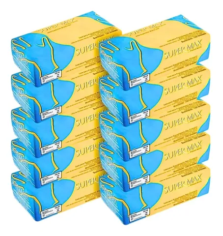 Luva de Látex Kit c/10 Caixas com Pó – Supermax