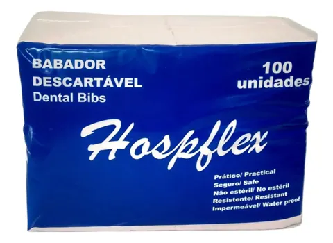 Babador Impermeável Descartável - Hospflex