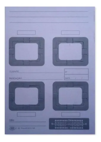 Ficha para Raio X 4 Furos - Preven