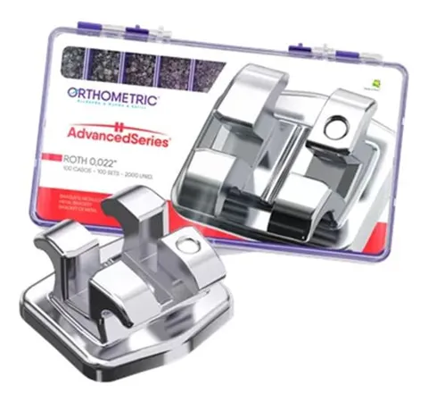 Bráquete Metálico Advanced Roth 022 - Orthometric