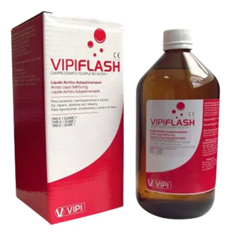 Resina Acrílica Vipi Flash Líquido 500ml - VIPI