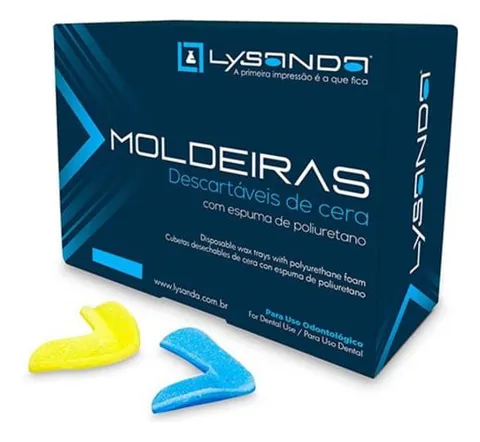Moldeira de Cera com Espuma para Flúor Sortida - Lysanda