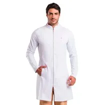 Jaleco Masculino Veneto Branco - Dra. Cherie