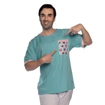 Blusa Scrub Unissex Estampada Tio Paulo - FunWork