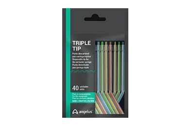 Ponta de Seringa Tríplice Triple Tips