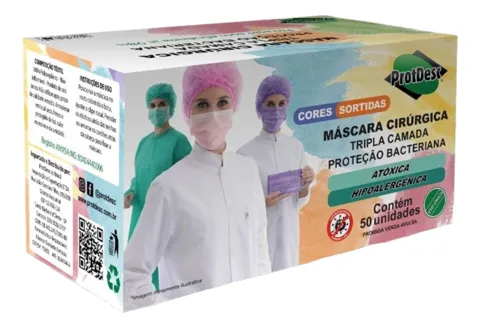 Máscara Cirúrgica Descartável - Protdesc