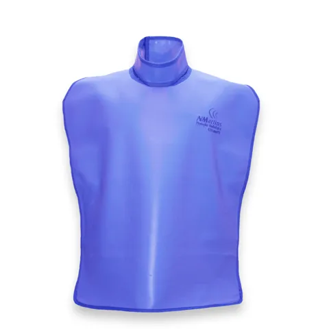 Avental de Borracha Plumbífero 0,25mm Com Protetor de Tireoide 76x60cm - N Martins