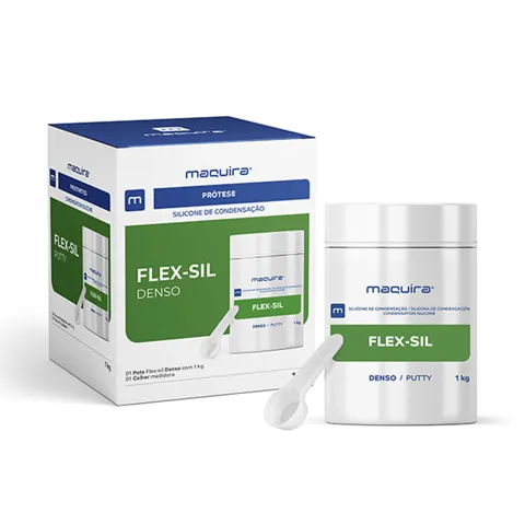 Silicone de Condensação Flex-Sil Denso 1kg - Maquira