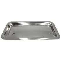 Bandeja para Esterilização Lisa Inox 22x9x1,5cm G289 - Golgran